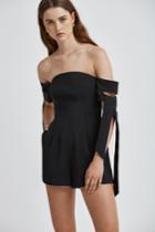 C/meo Collective Charged Up Playsuit Black