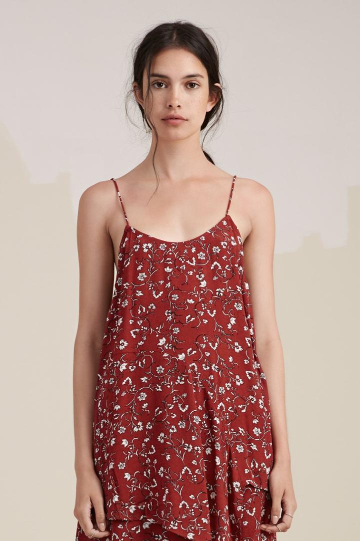 The Fifth The Rhythm Top Dark Jasmine Print