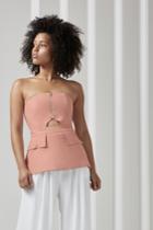 C/meo Collective No Limit Bustier Rosewood