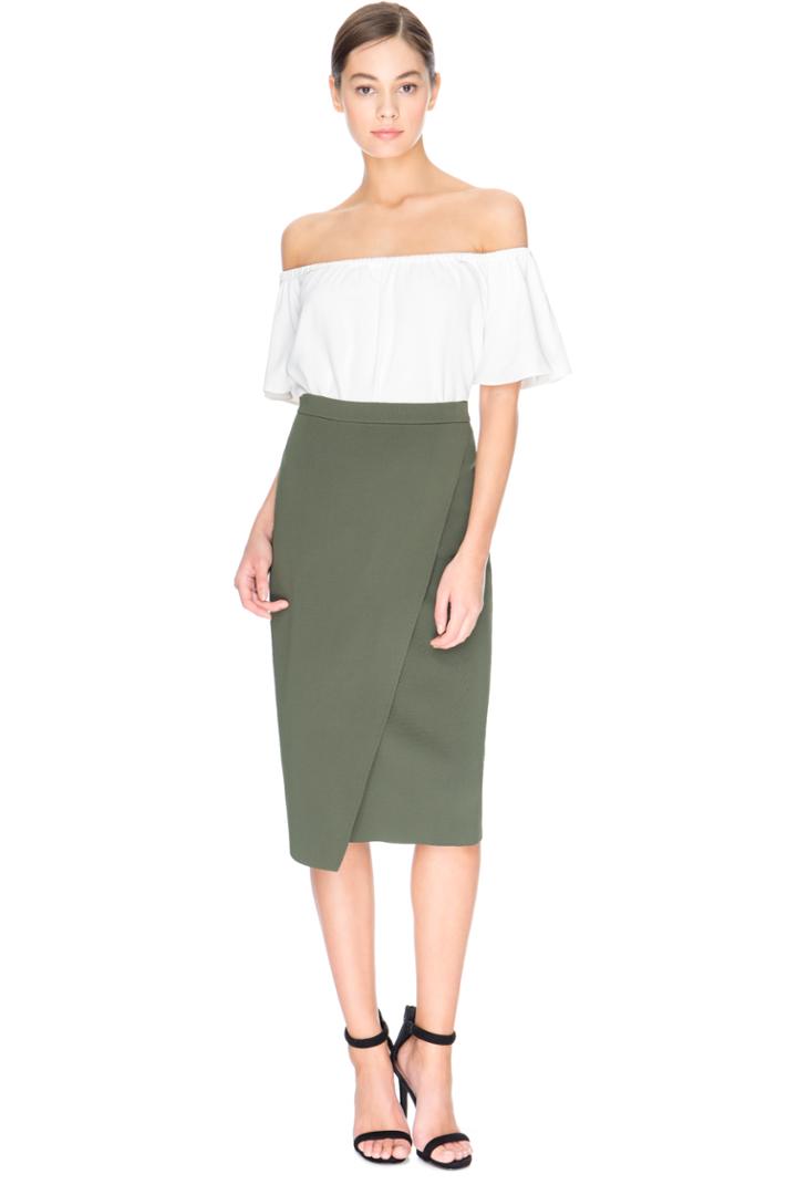 Keepsake If Only Knit Skirt Khaki