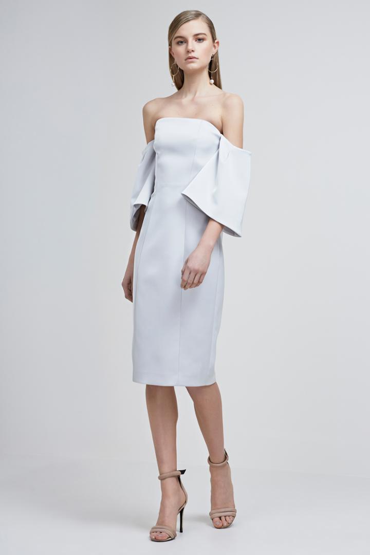 Keepsake Great Minds Dress Oyster