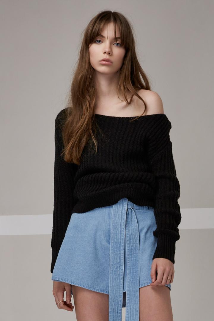The Fifth Off Duty Knit Black