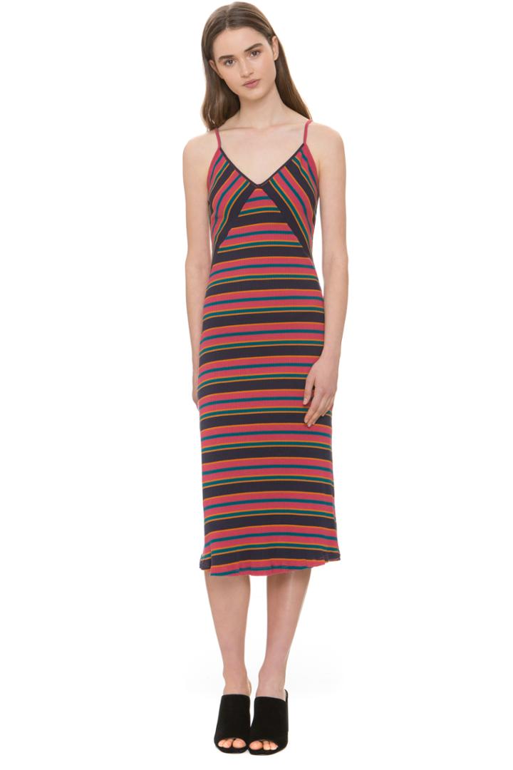 The Fifth The Other Side Dress Coloured Stripe