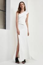 C/meo Collective Don't Stop Full Length Dress Ivory