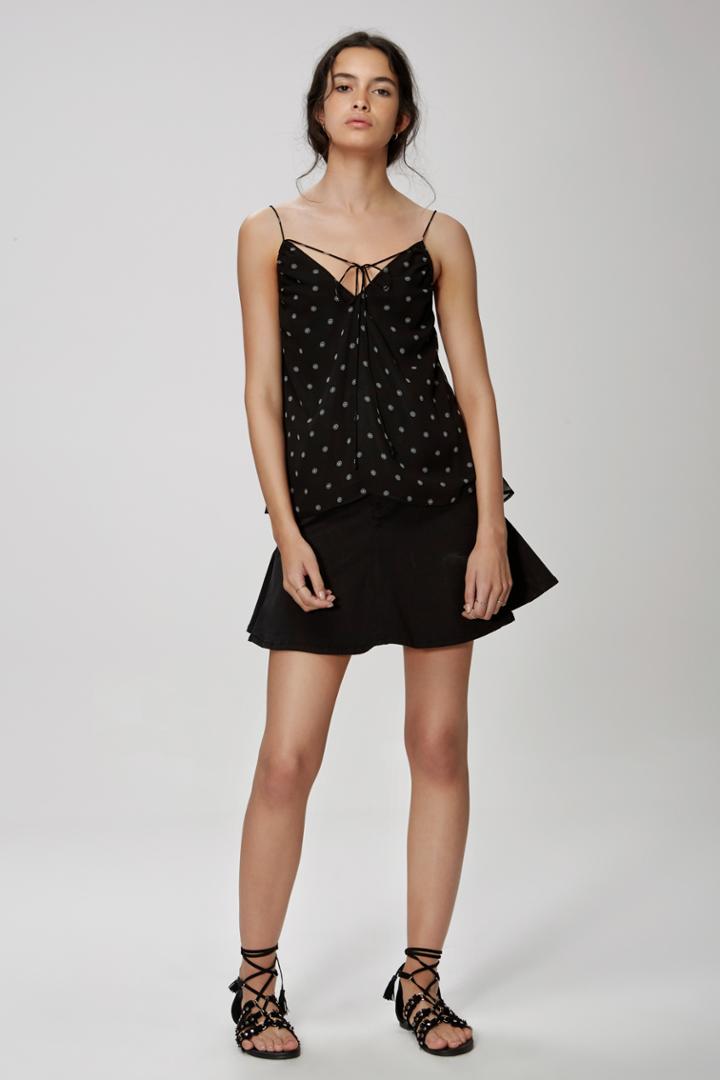 The Fifth Midnight Memories Top Black Daisy Print