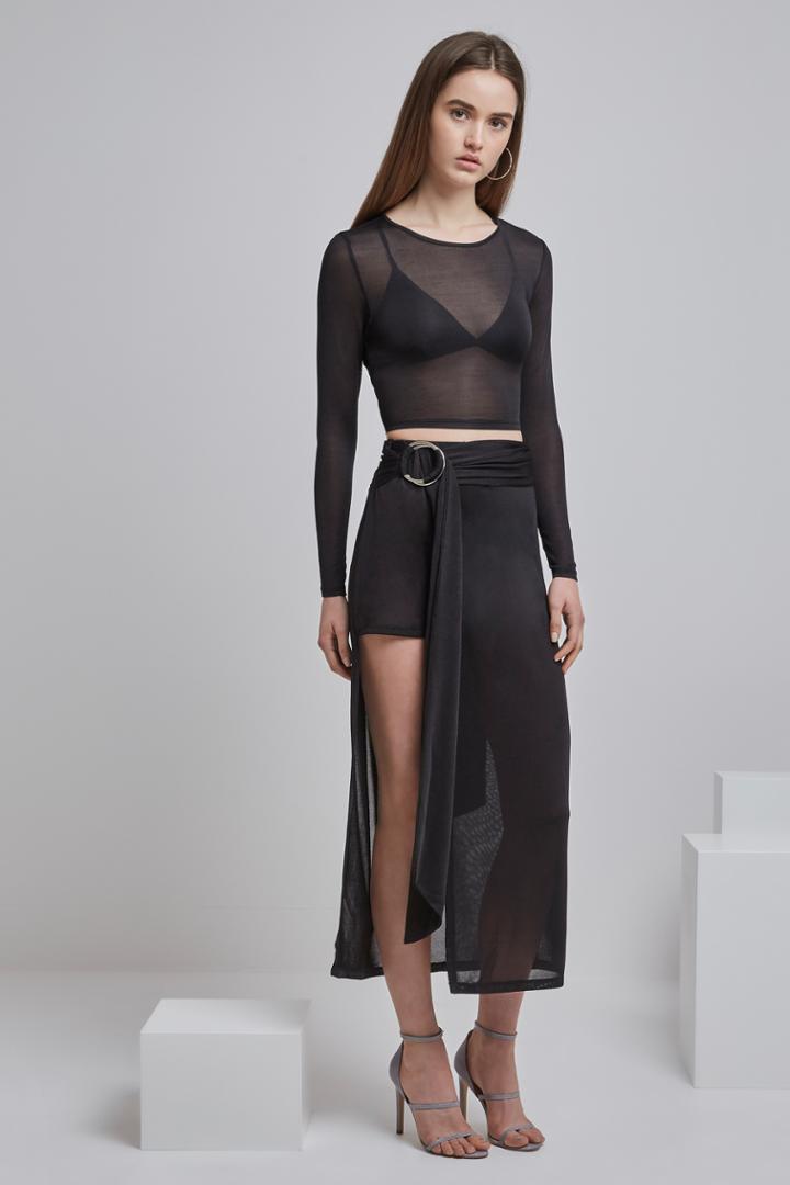 Finders Keepers Maxwell Skort Black