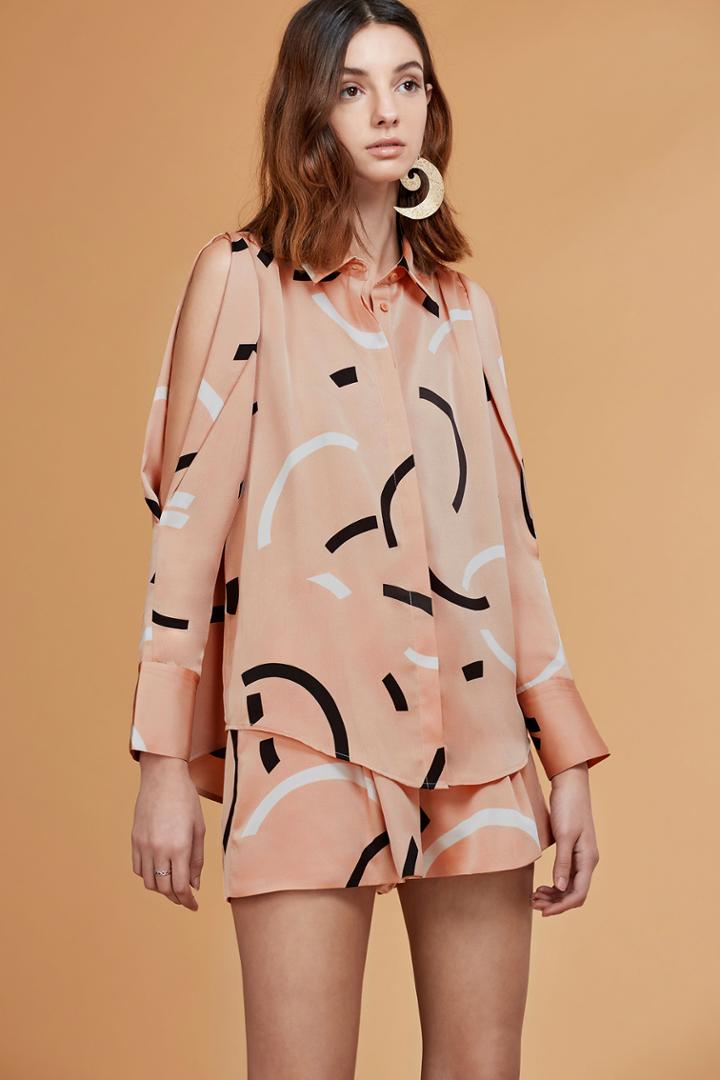 C/meo Collective Back To You Shirt Shell Spencer Shapes