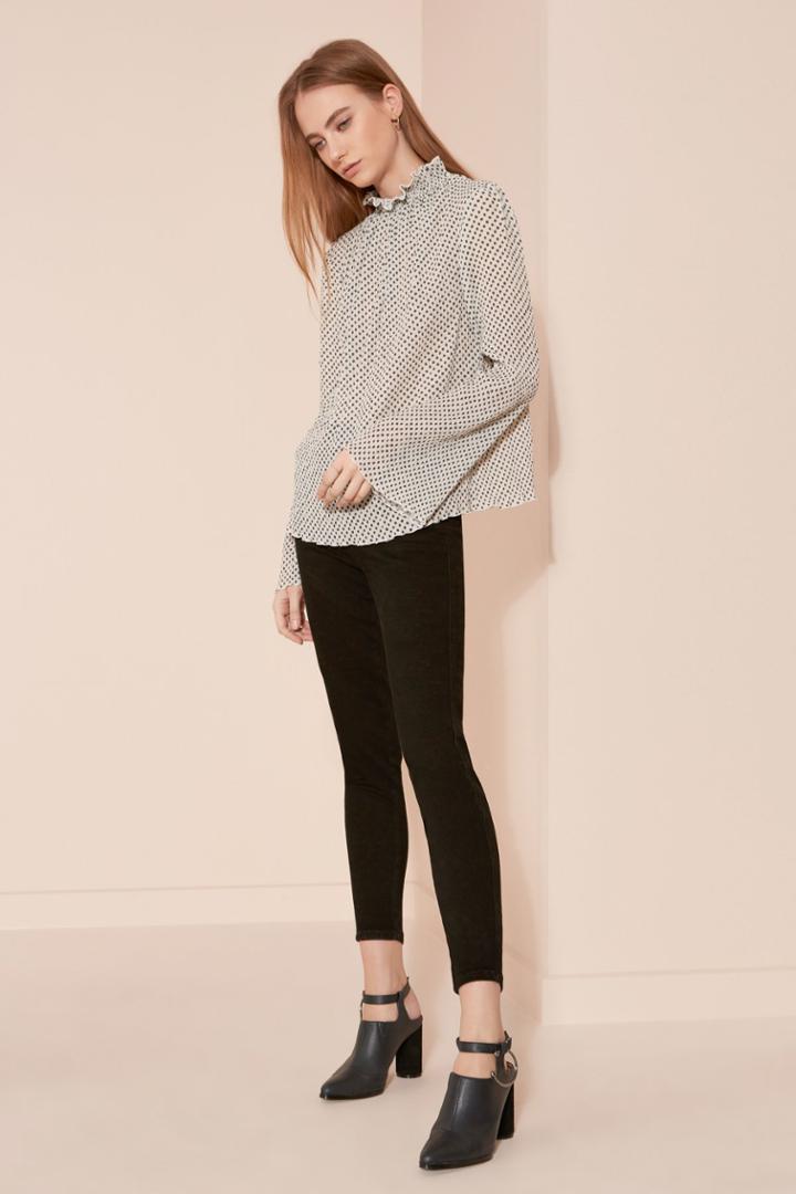 The Fifth Night Vision Long Sleeve Top Daybreak Sky Print