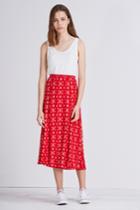 The Fifth Return To Paradise Skirt Dark Tapestry Print