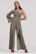 Finders Keepers Haunted Split Pant Khaki