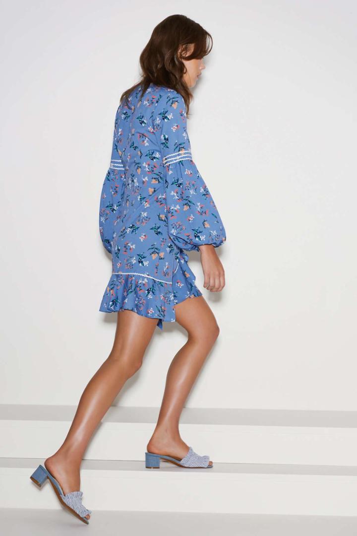 The Fifth Skyward Wrap Dress Sky Wildflowerxxs, Xs,s,m,l,xl