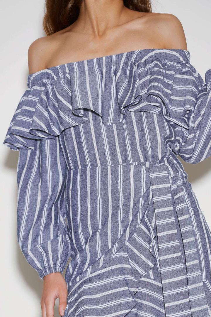 The Fifth Voyage Top Navy W Whitexxs, Xs,s,m,l,xl