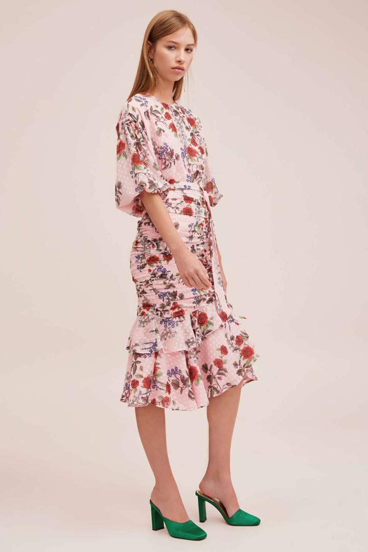 Keepsake Keepsake Need You Now Skirt Powder Pink Floral