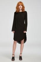 Finders Keepers Aster Long Sleeve Dress Black