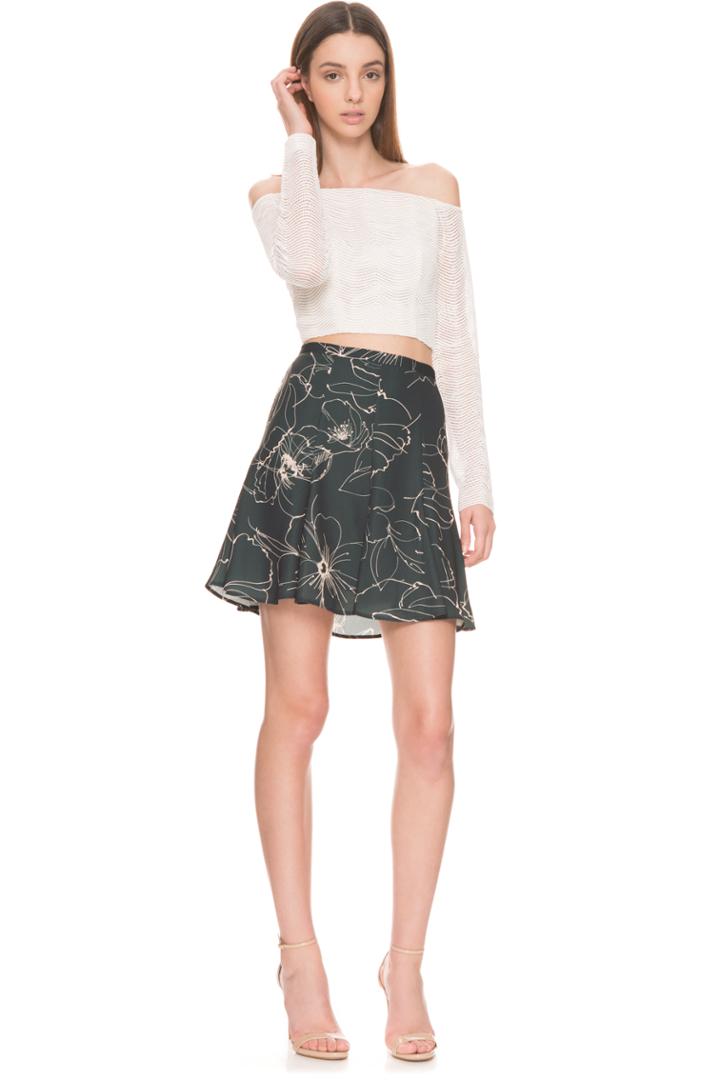 Keepsake Heat Wave Skirt Sketch Floral Dark