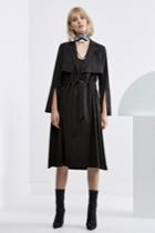 C/meo Collective Set In Stone Trench Black