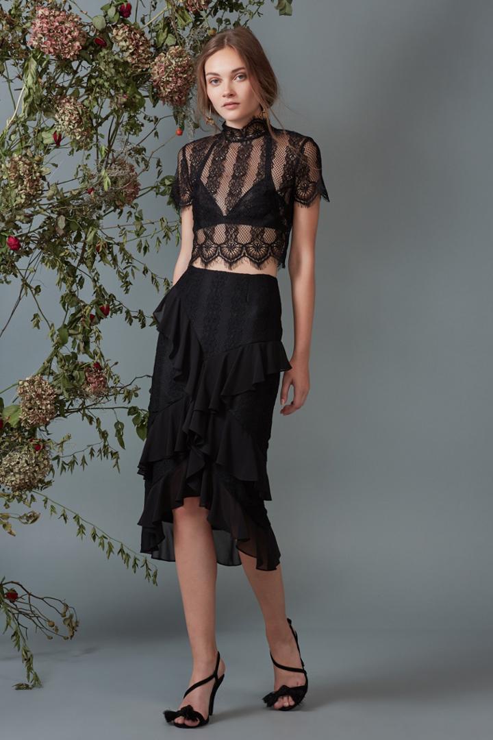 Keepsake Keepsake Better Days Lace Skirt Blackxxs, Xs,s,m,l
