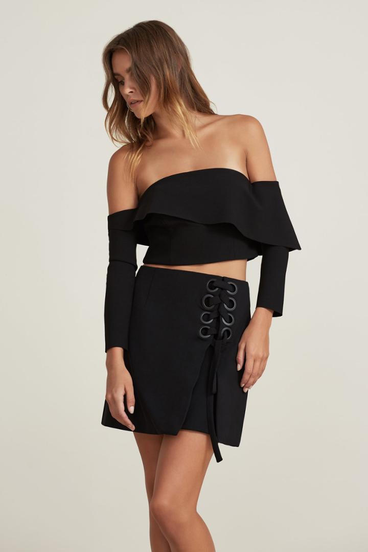 Finders Unbelievers Skirt Black