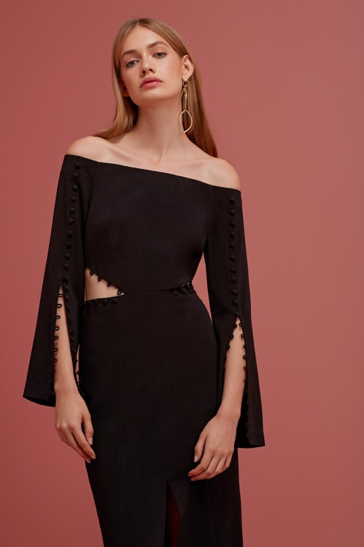 Keepsake Morning Rain Gown Black