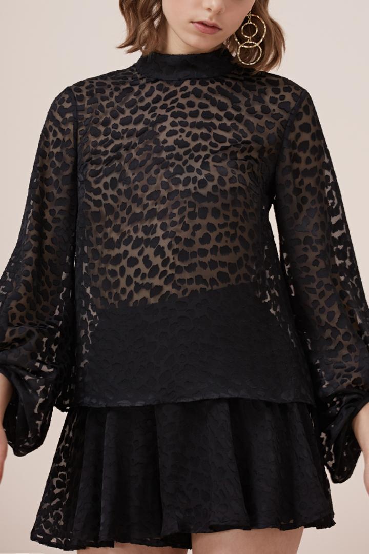 Keepsake Lovers Long Sleeve Top Black