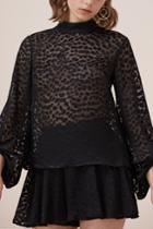Keepsake Lovers Long Sleeve Top Black