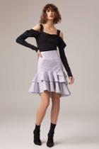 C/meo Collective C/meo Collective Together Again Skirt Navy Stripexxs, Xs,s,m,l