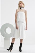 C/meo Collective Faded Light Dress Ivory