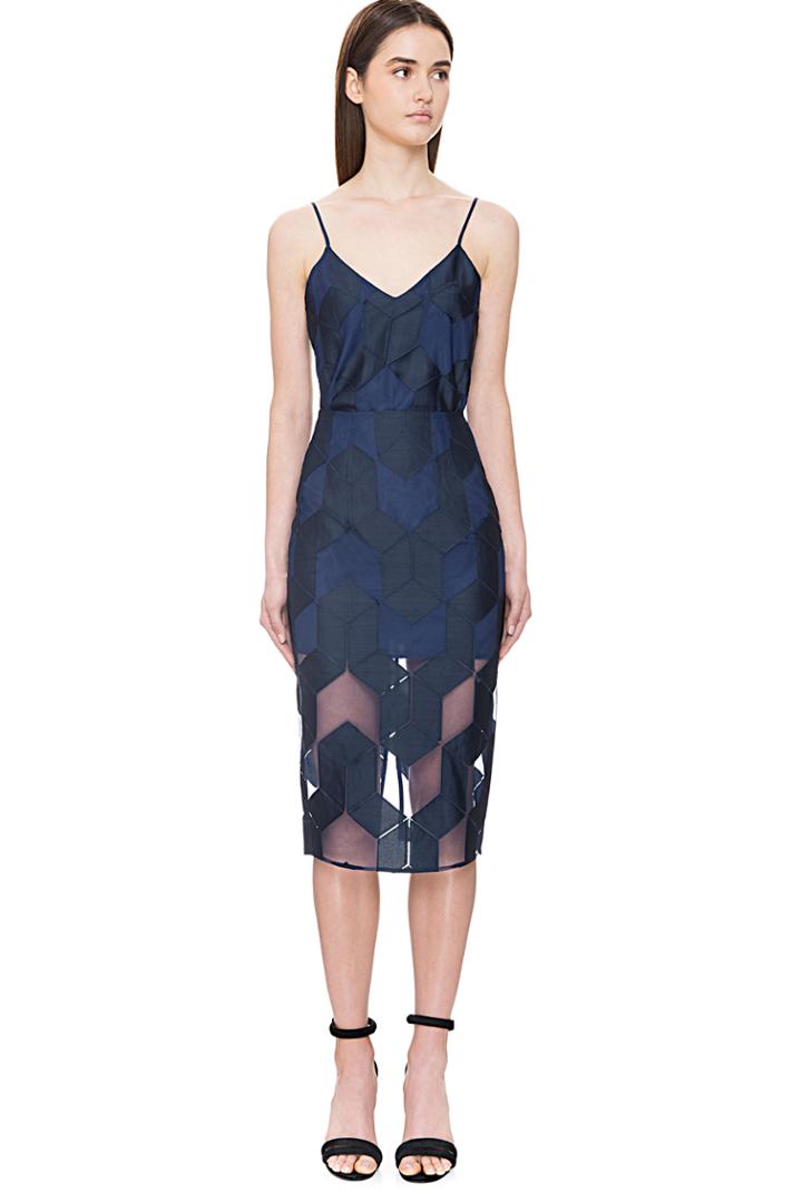 Finders Keepers Insomnia Skirt Navy Cube