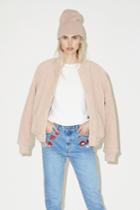 The Fifth The Fifth Jamie Bomber Jacket Dusty Blushxxs, Xs,s,m,l,xl
