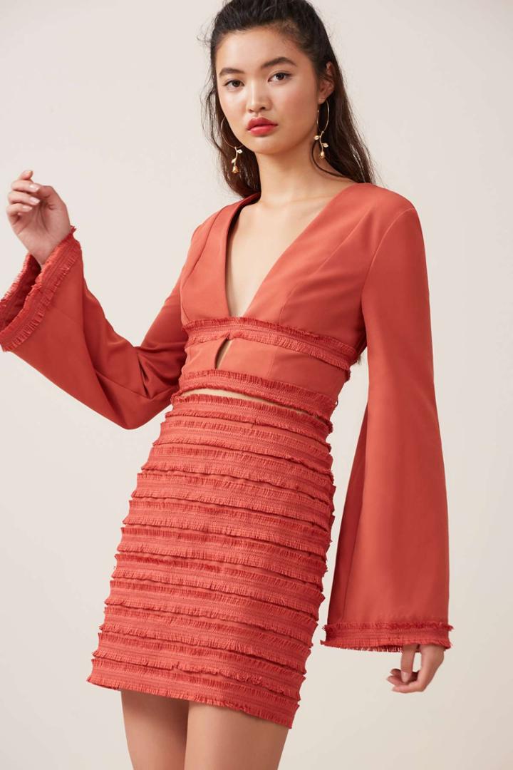 Finders Keepers Visions Skirt Chillixs,s,m,l
