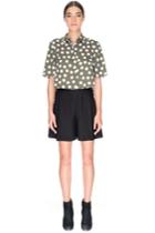 The Fifth The Fifth Last Flight Out Shirt Khaki And White Polka Dot