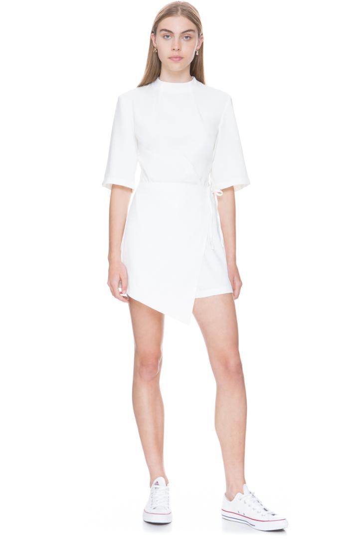 The Fifth Lightest Sky Playsuit Plain Ivory