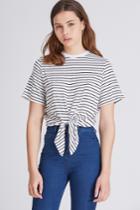 The Fifth Destination T-shirt Black And White Stripe