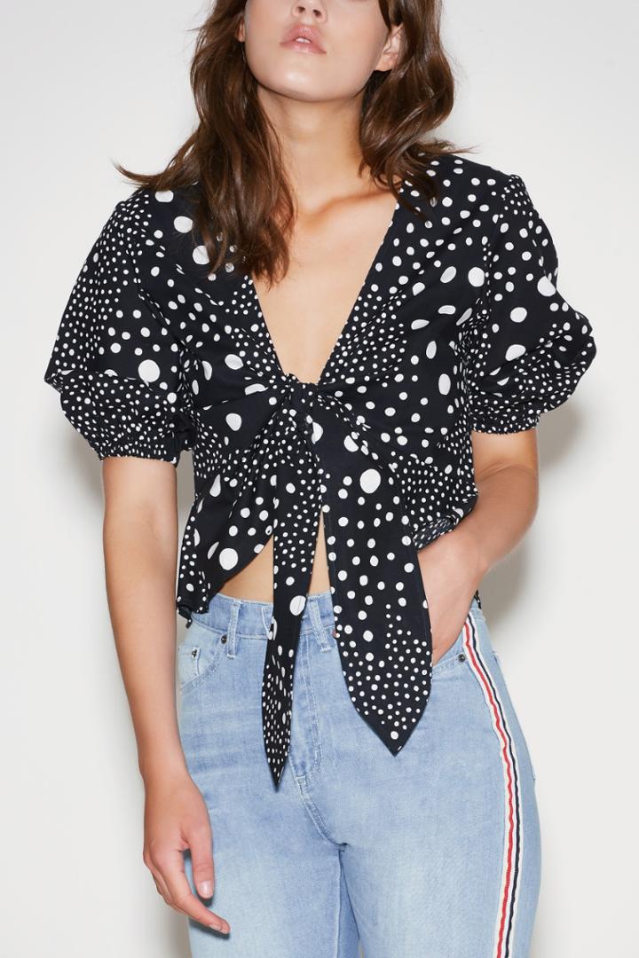 The Fifth The Fifth Lagoon Top Navy Pebblexxs, Xs,s,m,l,xl