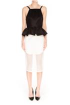 Finders Keepers Instant Crush Midi Skirt White