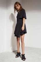 C/meo Collective Divergent Mini Dress Black