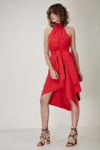 C/meo Collective Out Of Line Dress Cherry
