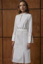 C/meo Collective Not This Time Shirt Dress Ivory