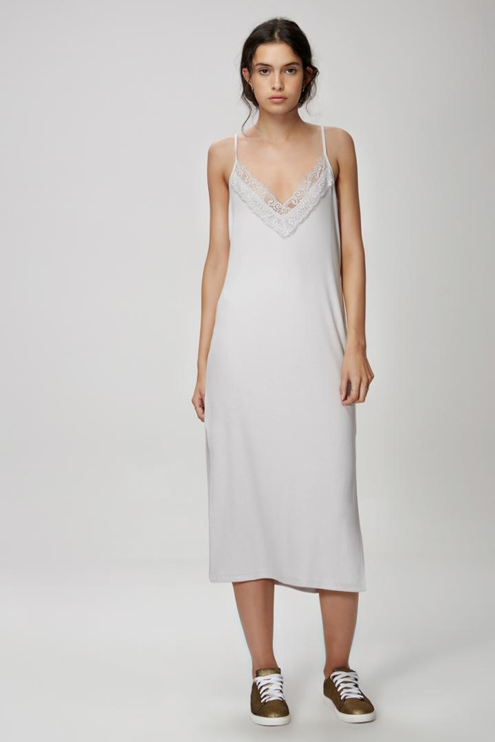 The Fifth The Wild Side Dress Dove Grey