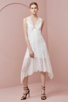 Keepsake Prelude Lace Maxi Dress Ivory
