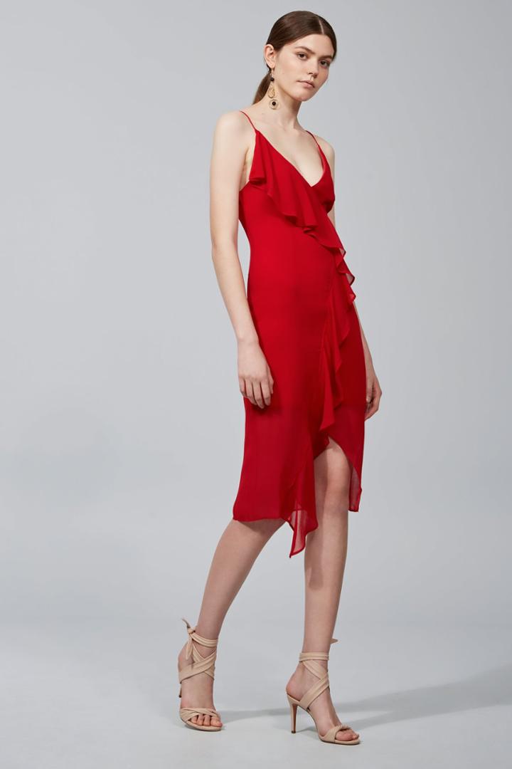 Keepsake Aster Dress Red