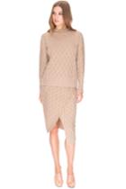 Finders Keepers Odom Cable Knit Sweat Biscuit