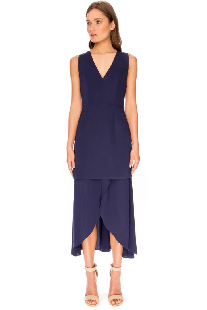 Keepsake Stay Close Dress Navy