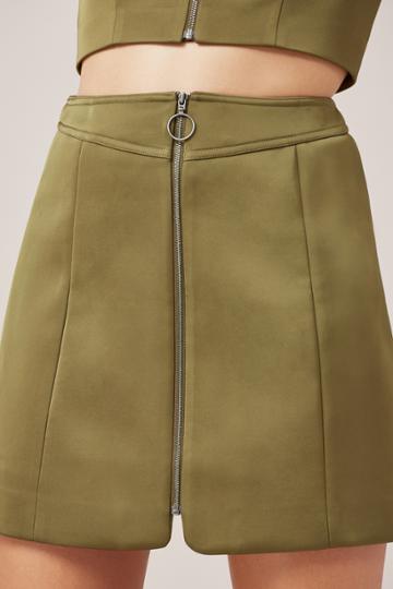 Finders Finders Permission Skirt Juniperxxs,s,m