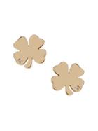 Banana Republic Womens Four Leaf Clover Stud Earring Gold Size One Size
