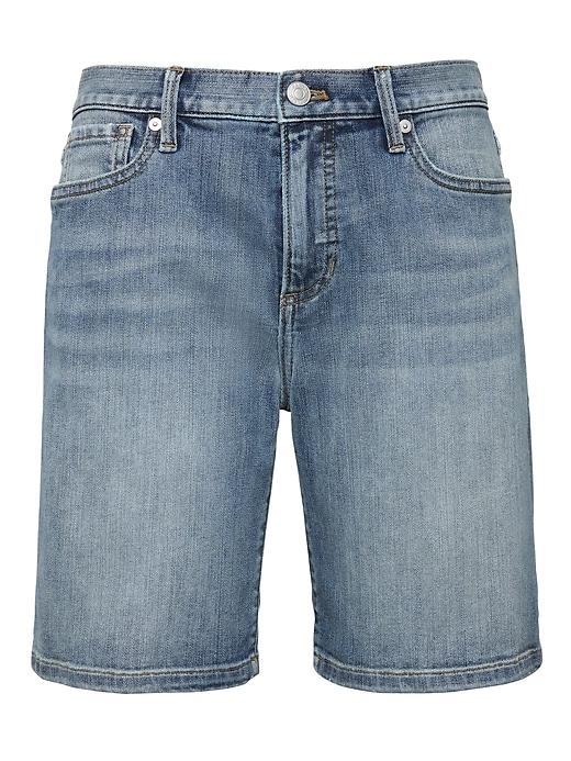 Banana Republic Womens Medium Wash 8 Denim Short Medium Wash Size 0