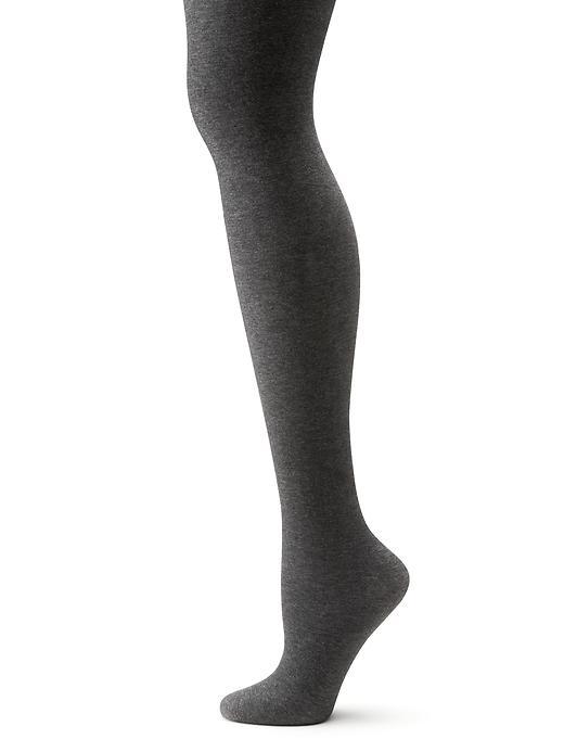 Banana Republic Heather Gray Opaque Tight Size M/l - Heather Gray