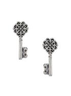 Banana Republic Key Stud Earring Size One Size - Silver