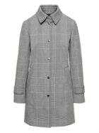 Banana Republic Womens Petite Italian Bonded Plaid Car Coat Plaid Size Xs