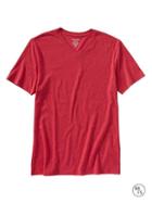 Banana Republic Factory Fitted V Neck Tee - Red Lipstick